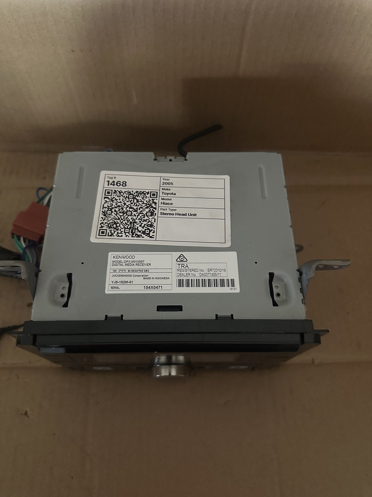 2005-2015 Toyota Hiace V H200 LWB TRH201 - Stereo Head Unit