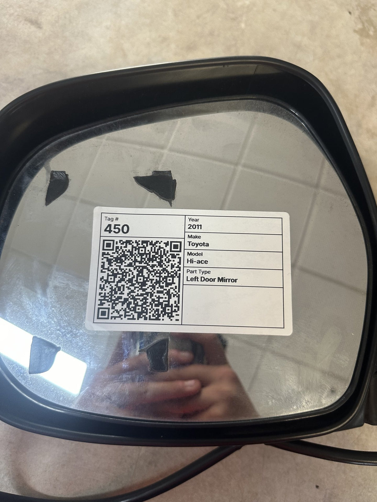 2011 Toyota Hiace Hi-ace Cargo Van Left Door Mirror 044572