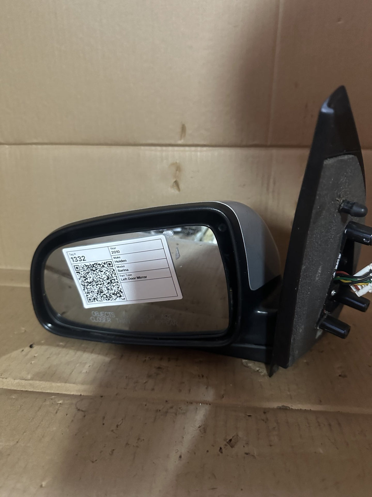 2010 Holden Barina TK - Left Door Mirror