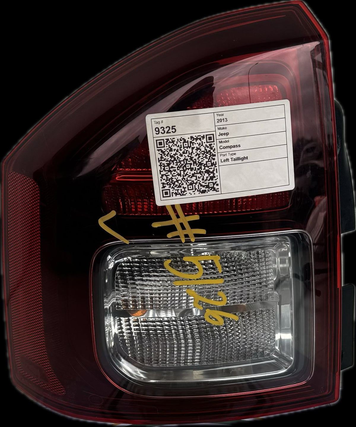 2013 Jeep Compass MK49 Station Wagon Left Taillight