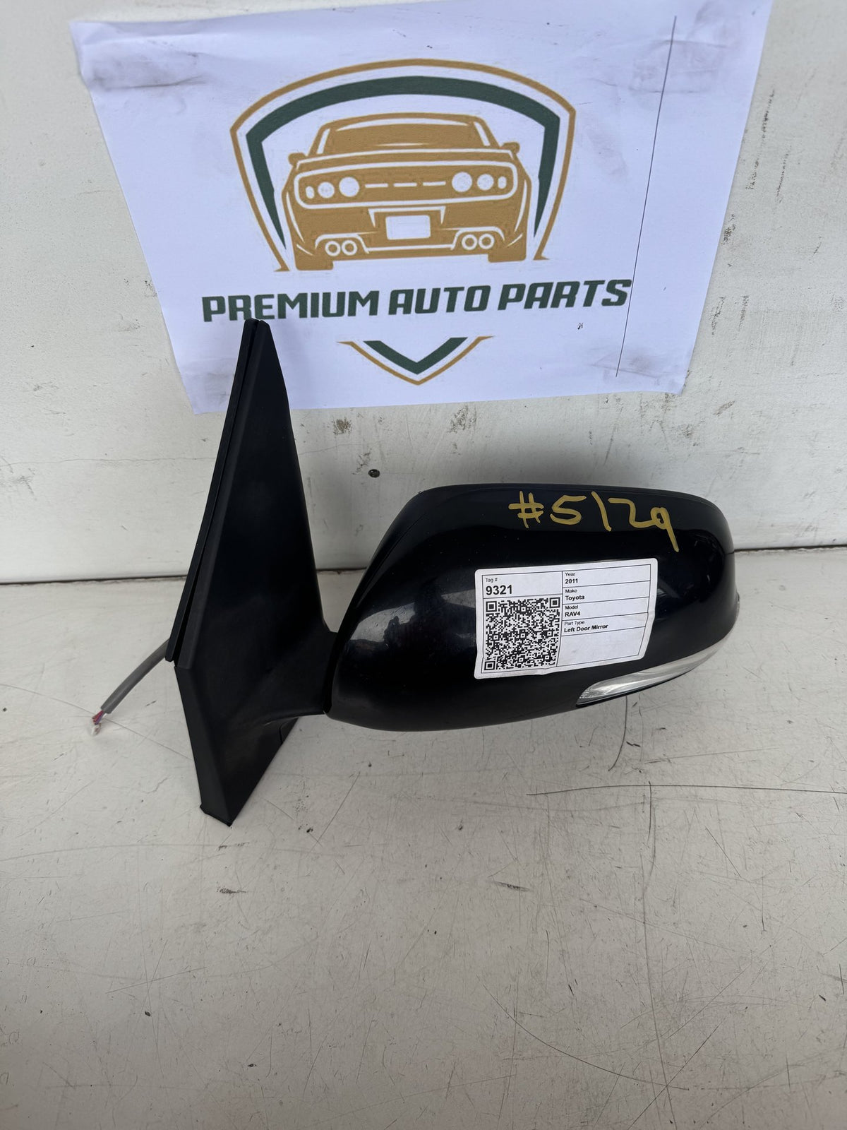 2011 Toyota RAV4 SUV Left Door Mirror