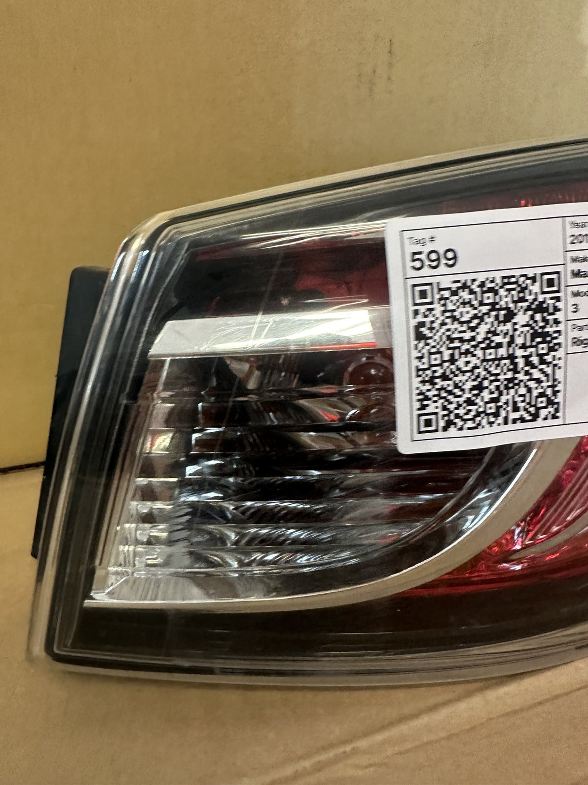 2012 Mazda 3 - Right Taillight