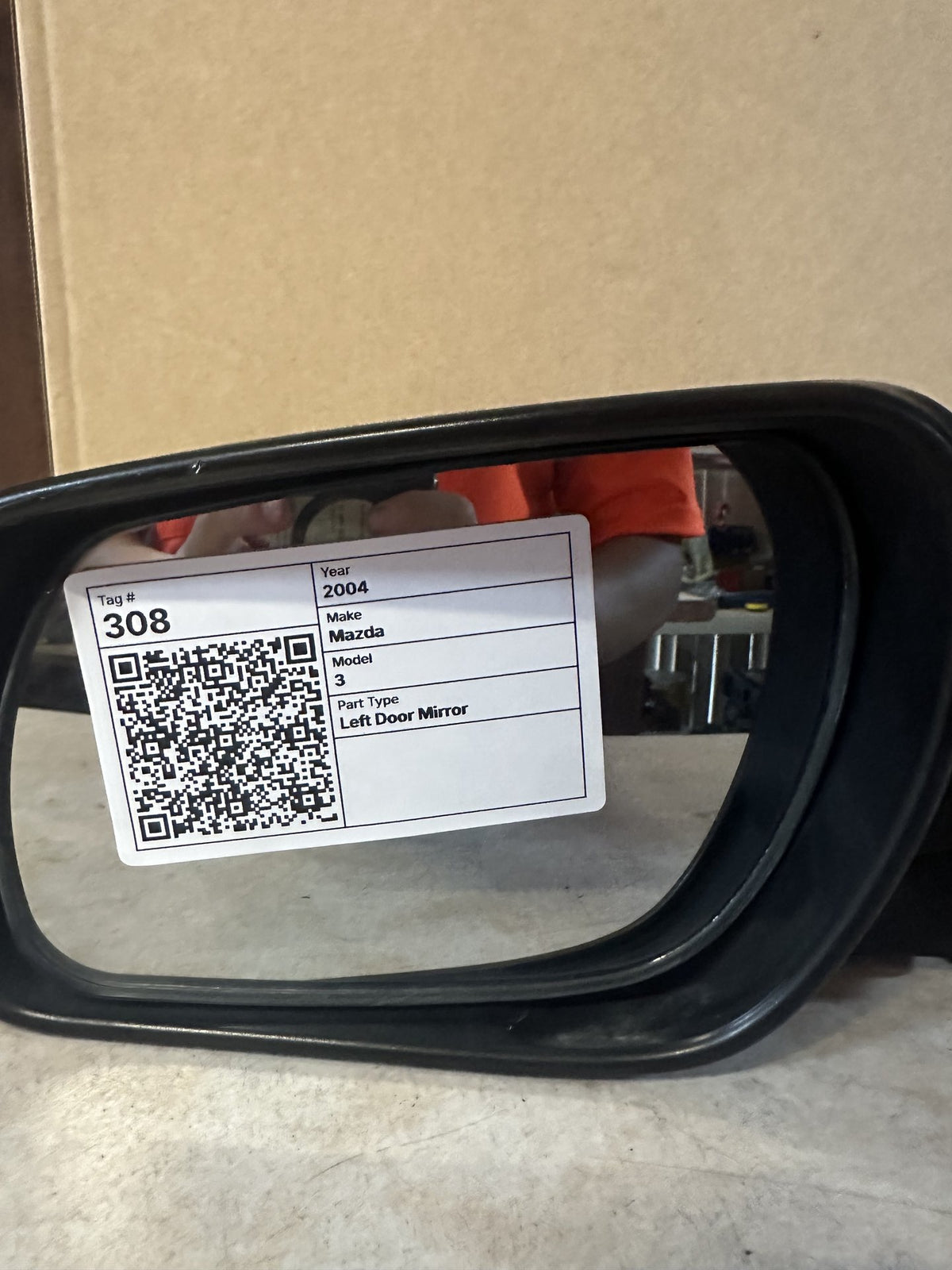 Left Door Mirror, 012220, 2004