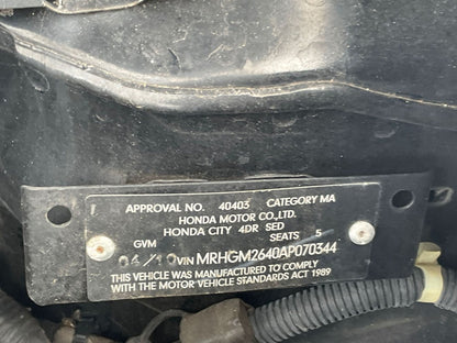 2010 Honda City GM