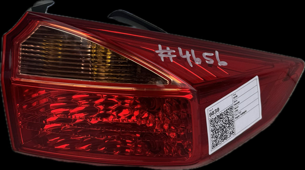 2016 Honda City Right Taillight