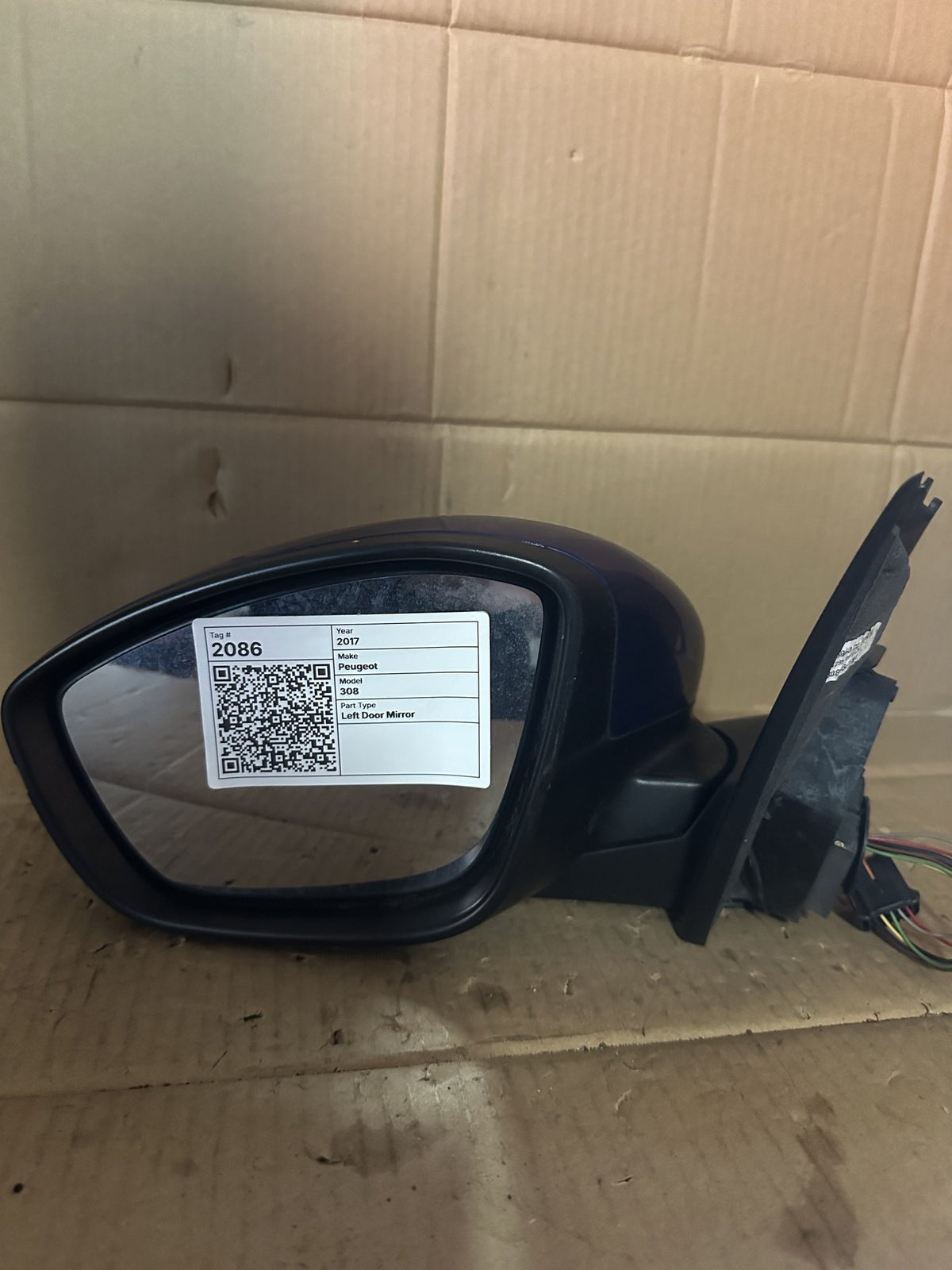 2017 Peugeot 308 II T9 Hatchback Left Door Mirror 0312230