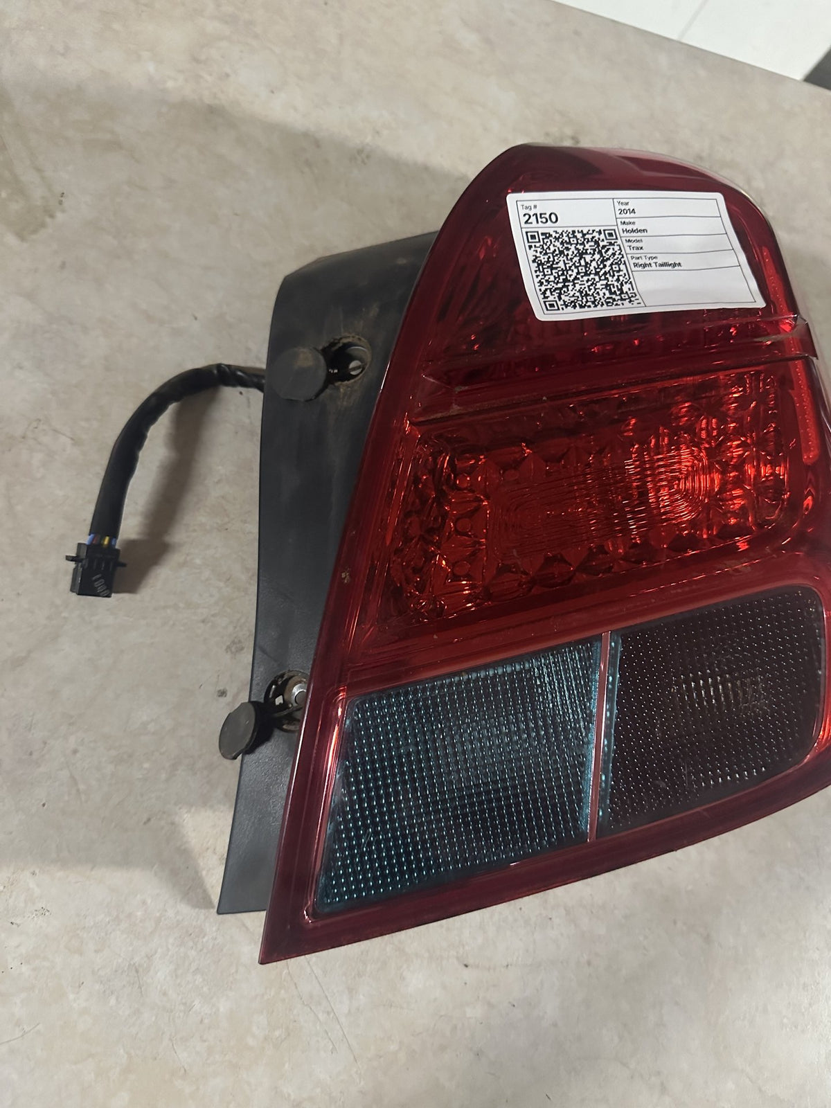 2014 Holden Trax TJ Station Wagon Right Taillight 13686