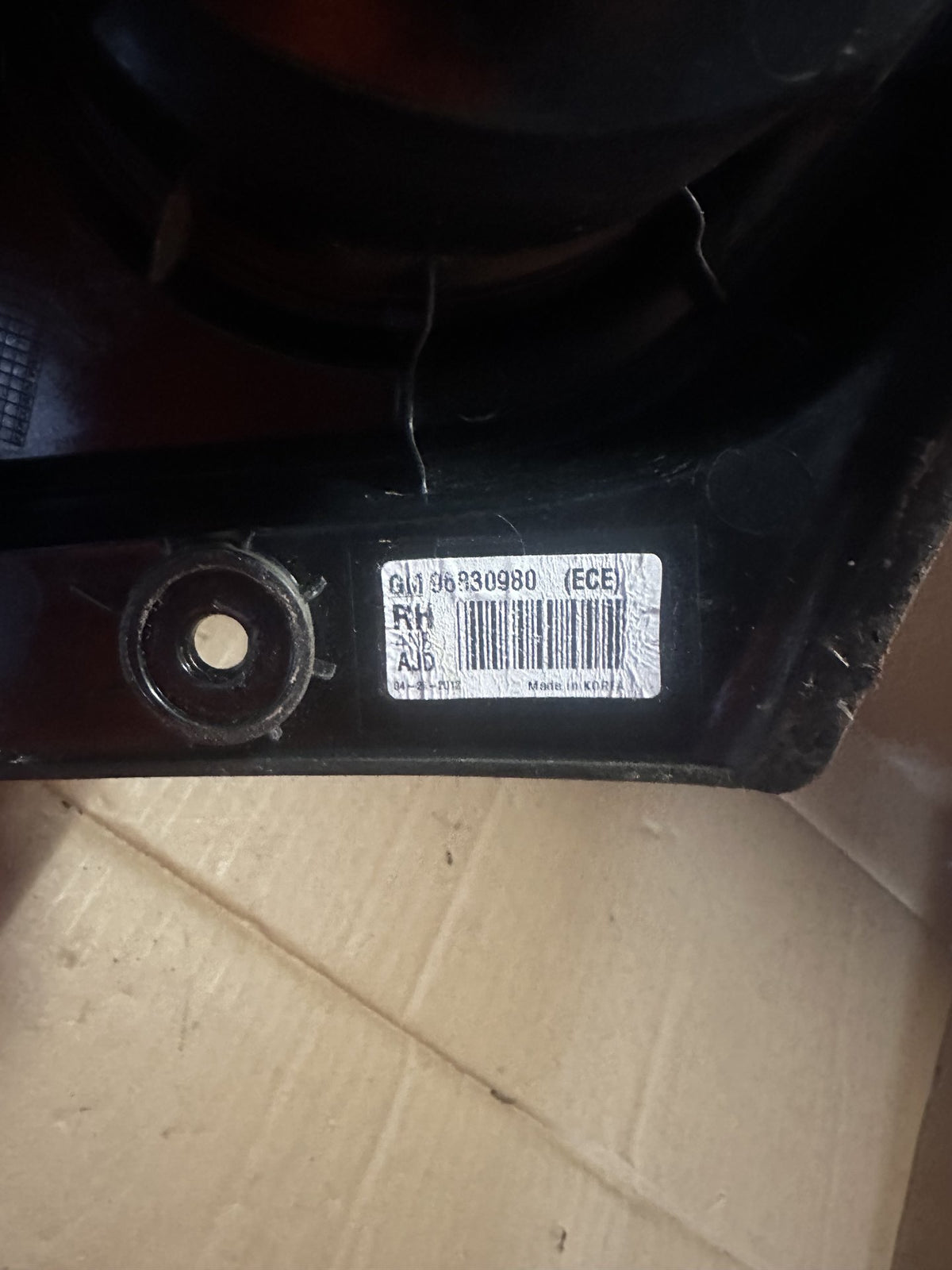 2012 Holden Barina - Right Taillight