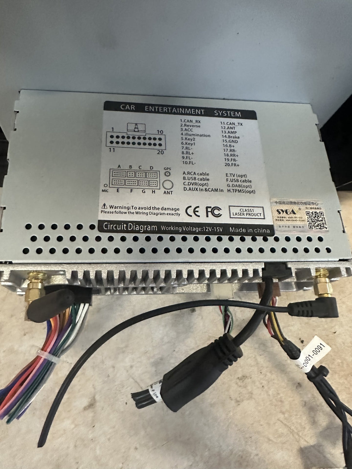 2011 Mitsubishi Lancer Lancer Sedan Stereo Head Unit 221588