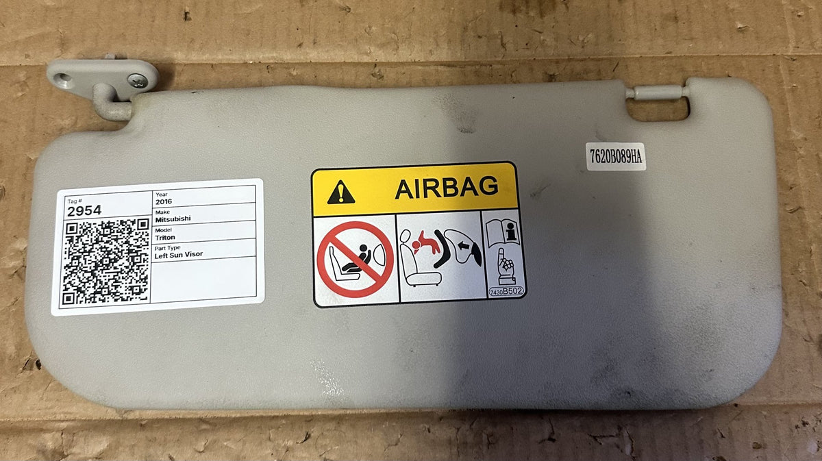 2016 Mitsubishi Triton MQ Double Cab Utility Left Sun Visor