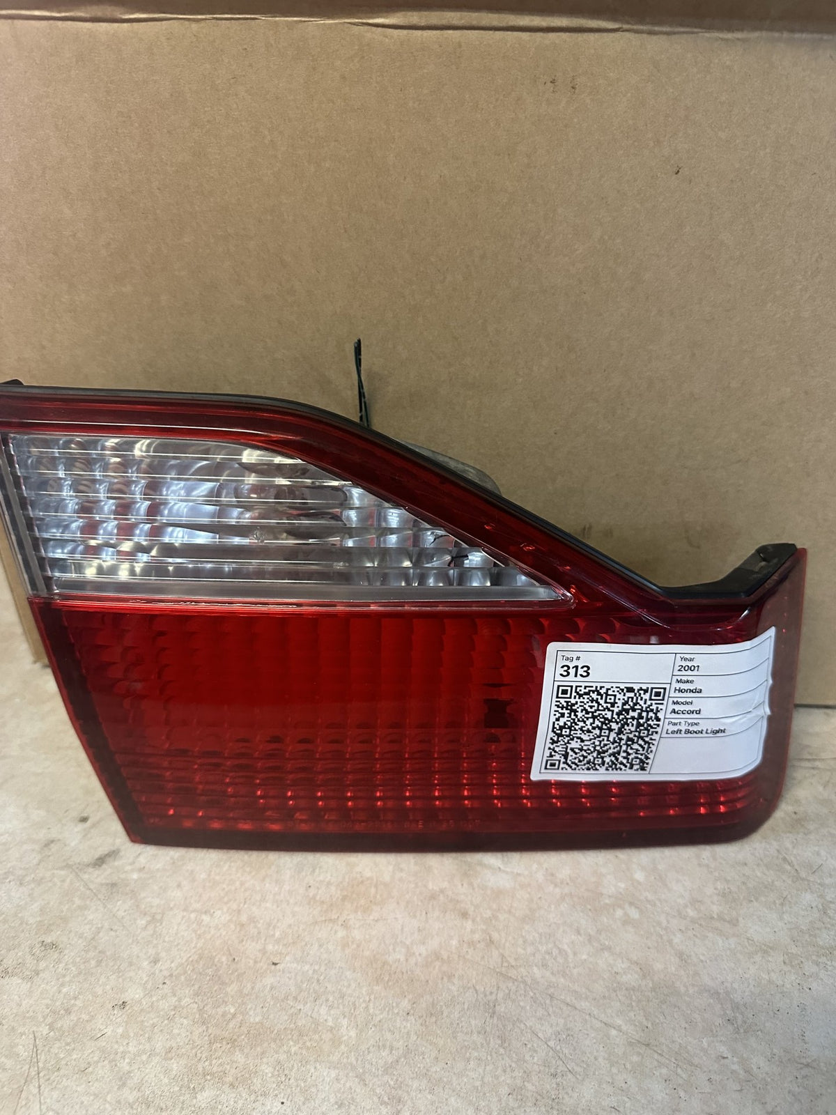 2001 Honda Accord Left Boot Light 0432218