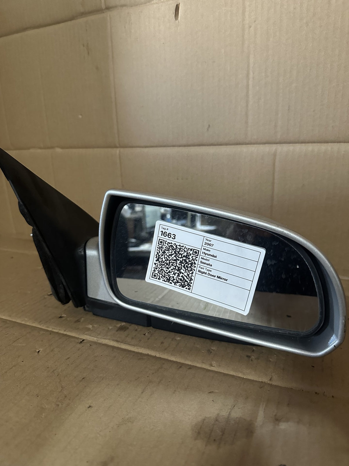 2005-2010 Hyundai Sonata NF Sedan Right Door Mirror 012273