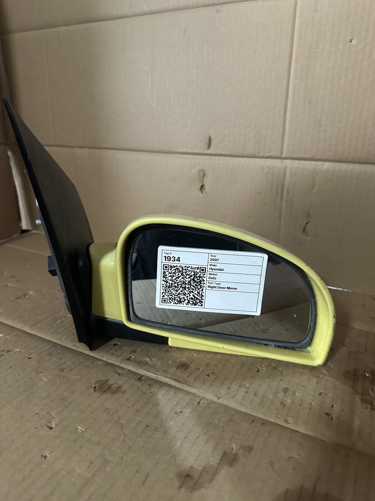 2007 Hyundai Getz TB Hatchback Right Door Mirror 012190