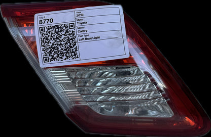2010 Toyota Camry XV40 Sedan Left Boot Light