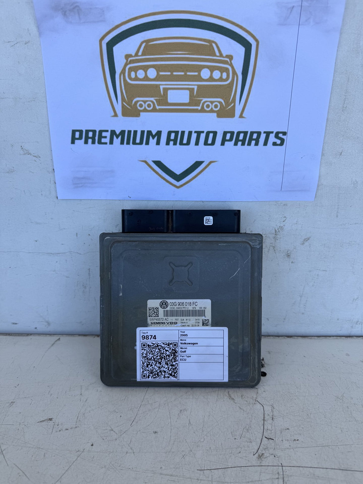2005 Volkswagen Golf Hatchback ECU 03G906018FC