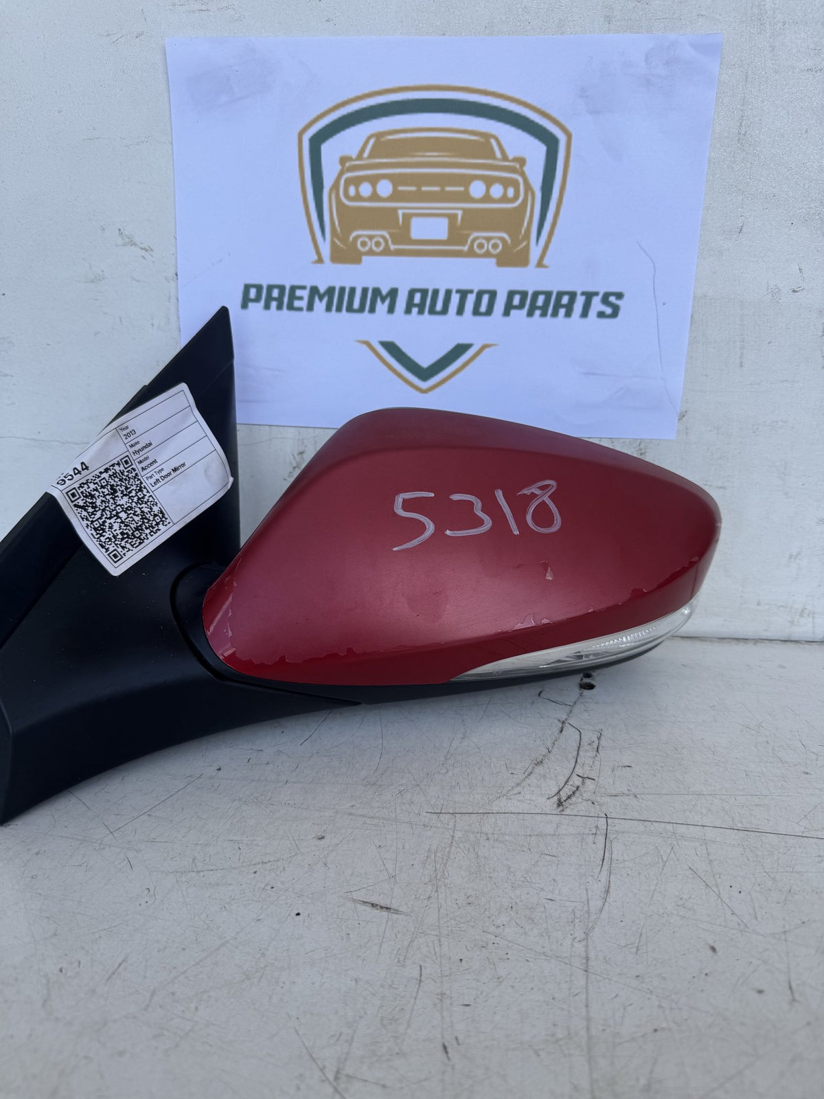 2013 Hyundai Accent RB Sedan Left Door Mirror