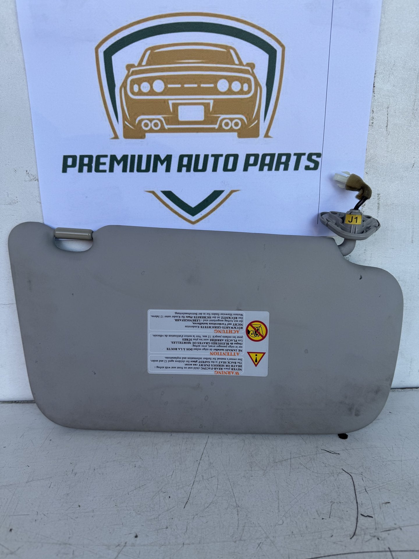 2013 Nissan Pulsar C12 Hatchback Left Sun Visor