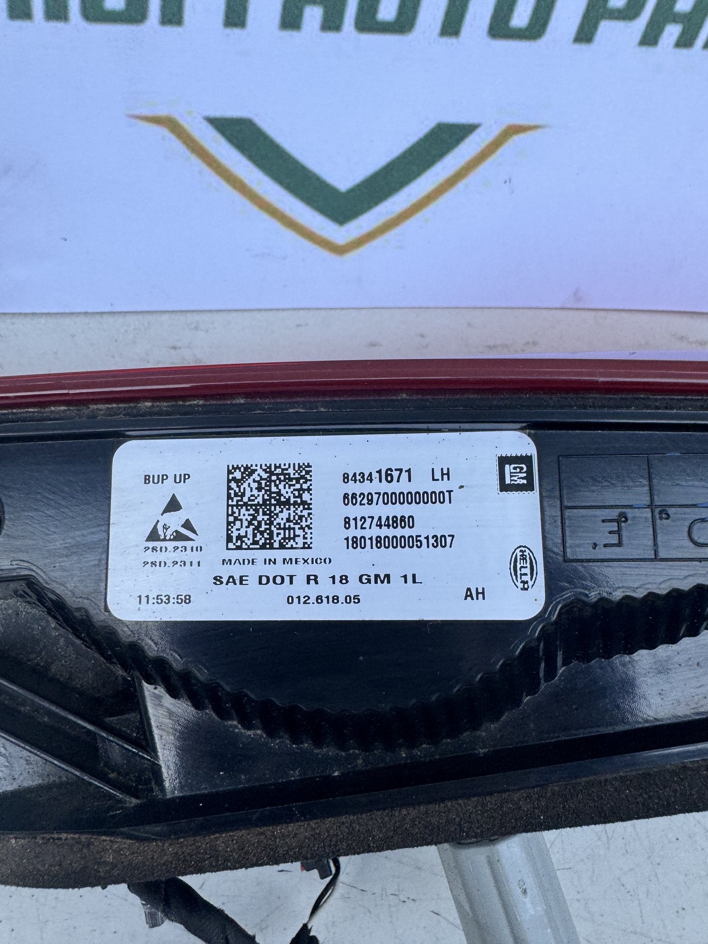 2019  EQ Left Boot Light
