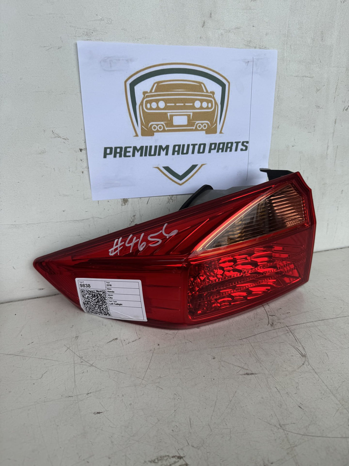 2016 Honda City Left Taillight