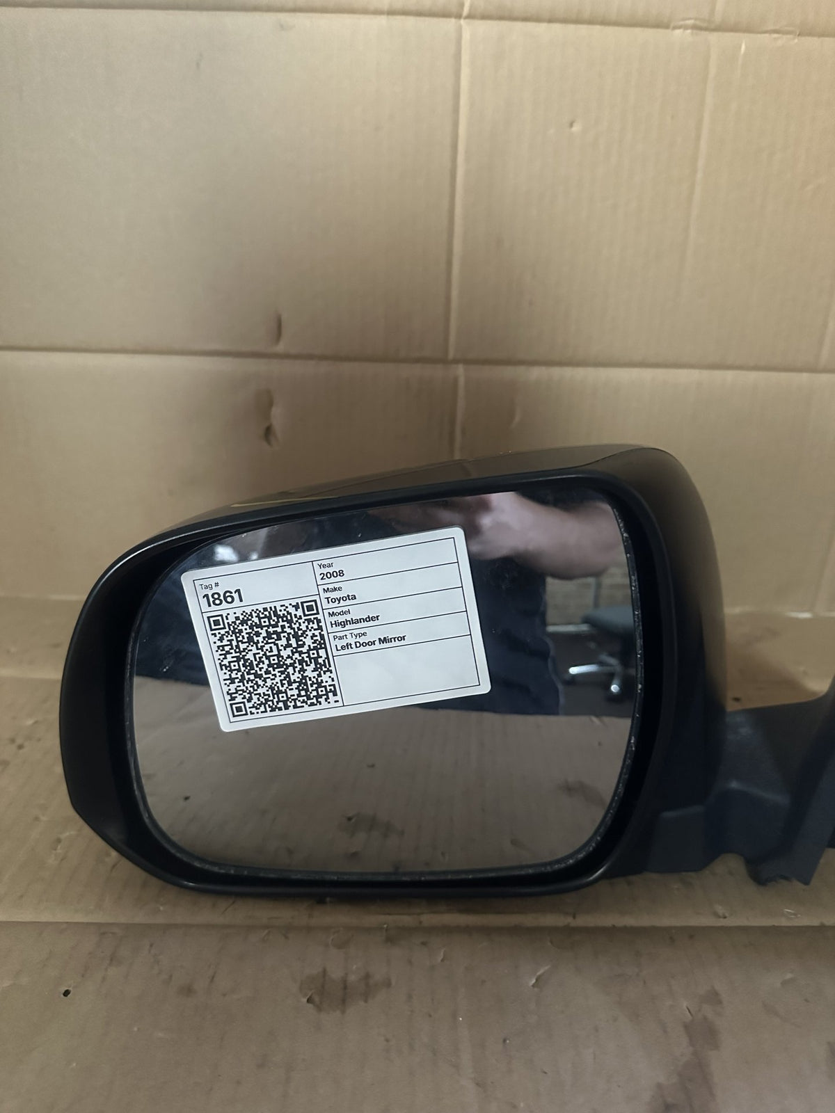 2007-2014 Toyota Highlander U40 SUV Left Door Mirror 022516