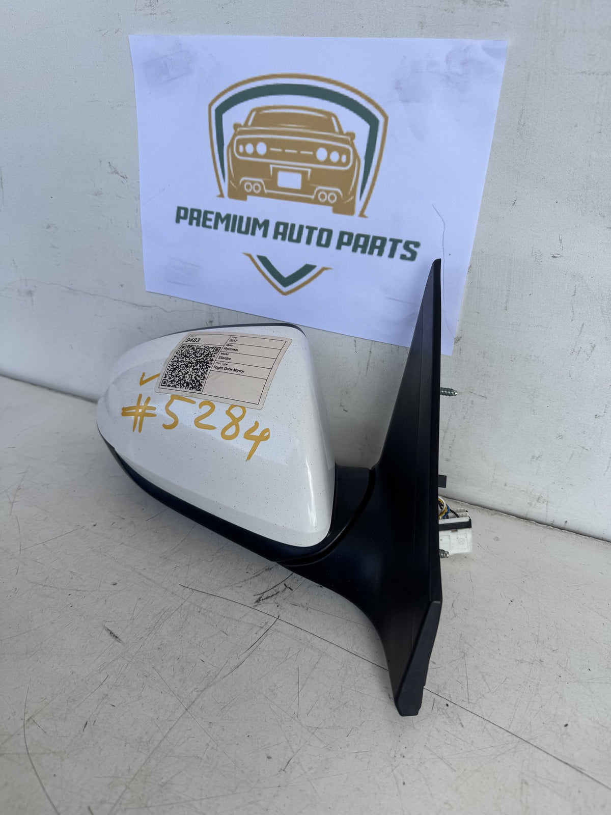2017 Hyundai Elantra Right Door Mirror