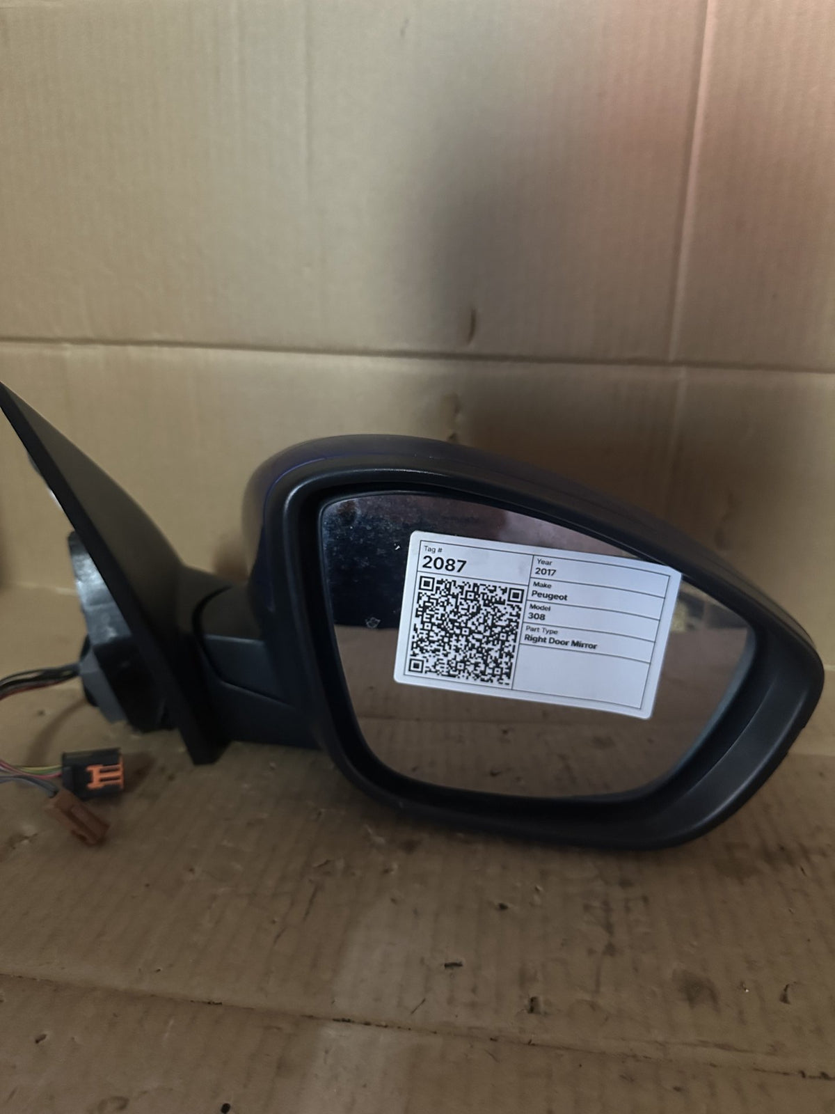 2017 Peugeot 308 II T9 Hatchback Right Door Mirror 0312230