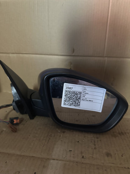 2017 Peugeot 308 II T9 Hatchback Right Door Mirror 0312230