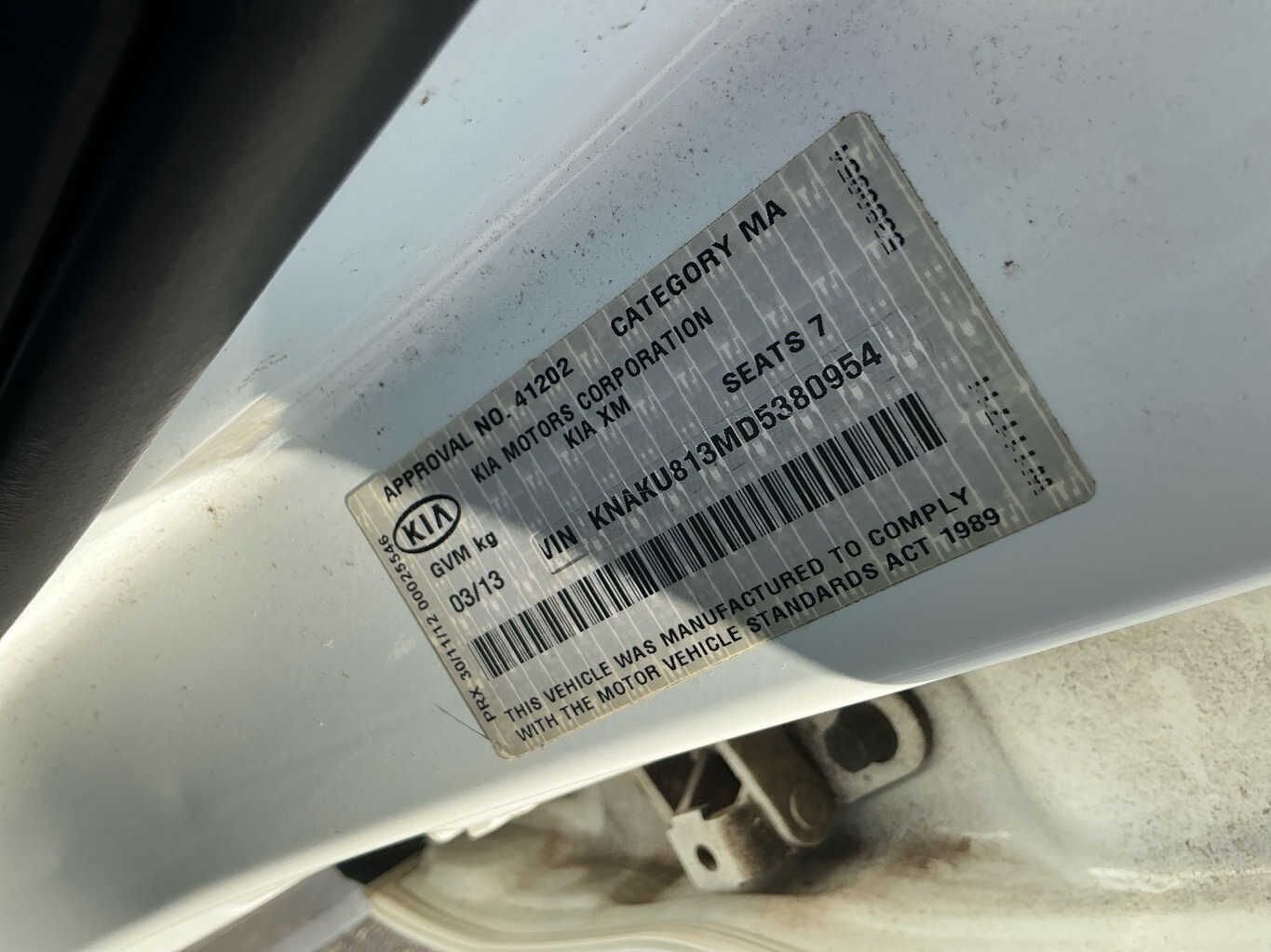 2013 Kia Sorento SLI XM