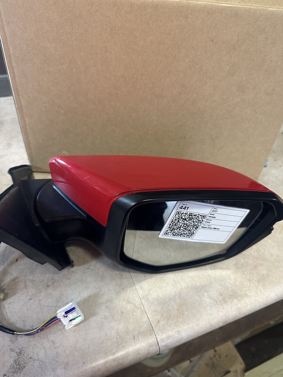 2017-2022 Honda Civic FK Hatchback Right Door Mirror 049682