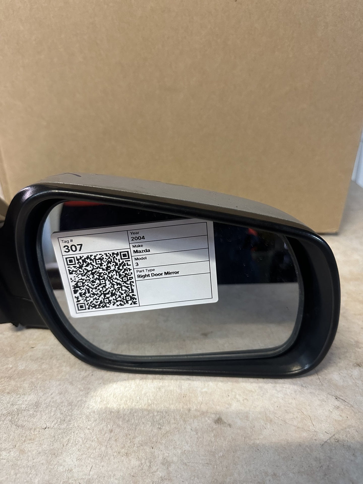 2004 3 Hatchback Right Door Mirror 012220