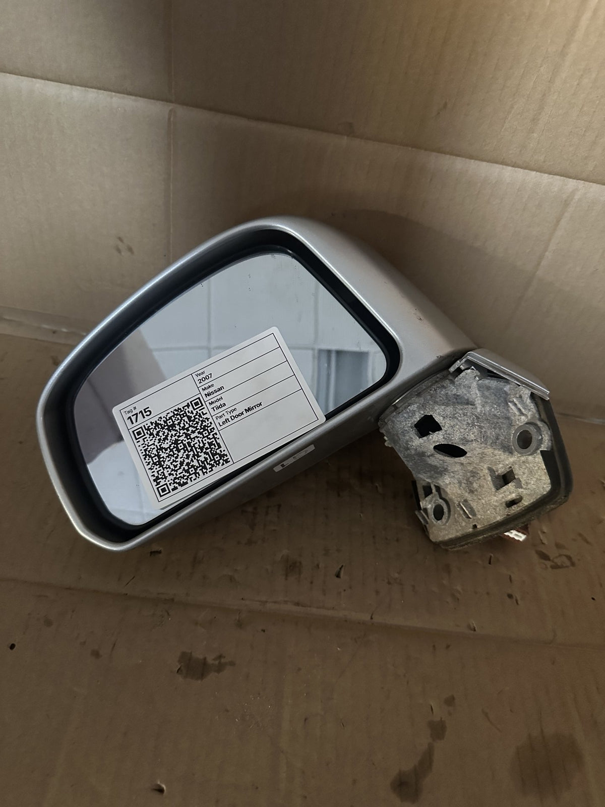 2007 Nissan Tiida C11 - Left Door Mirror