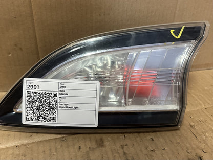 Right Boot Light, P8241R, 2012, Mazda, 3 Sport