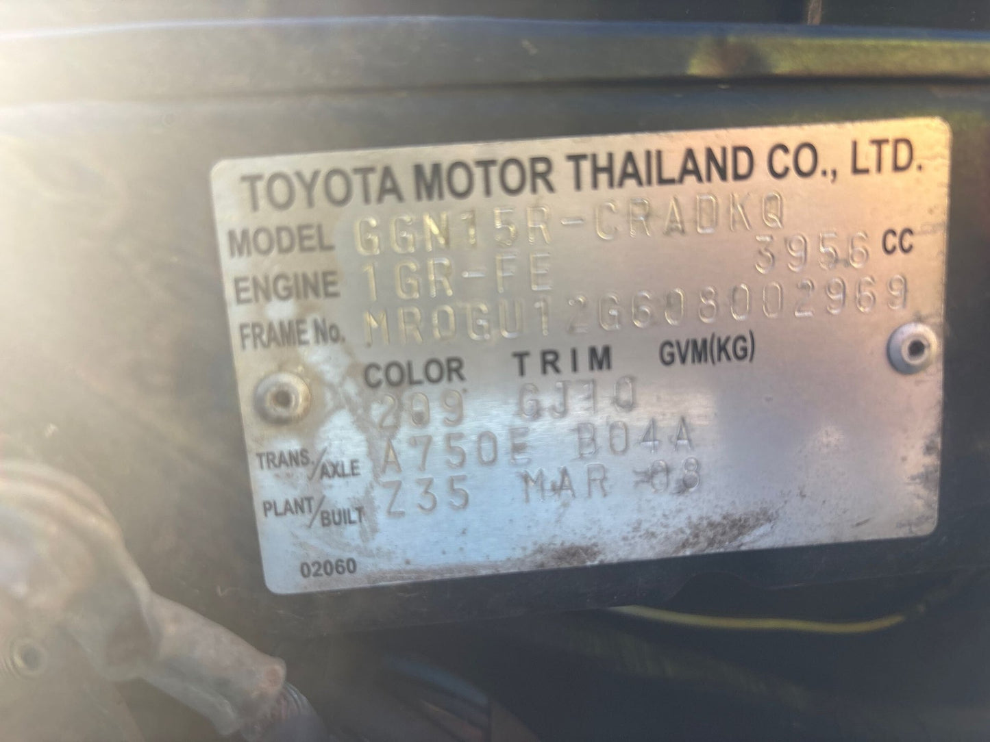 2008 Toyota Hilux GX N70