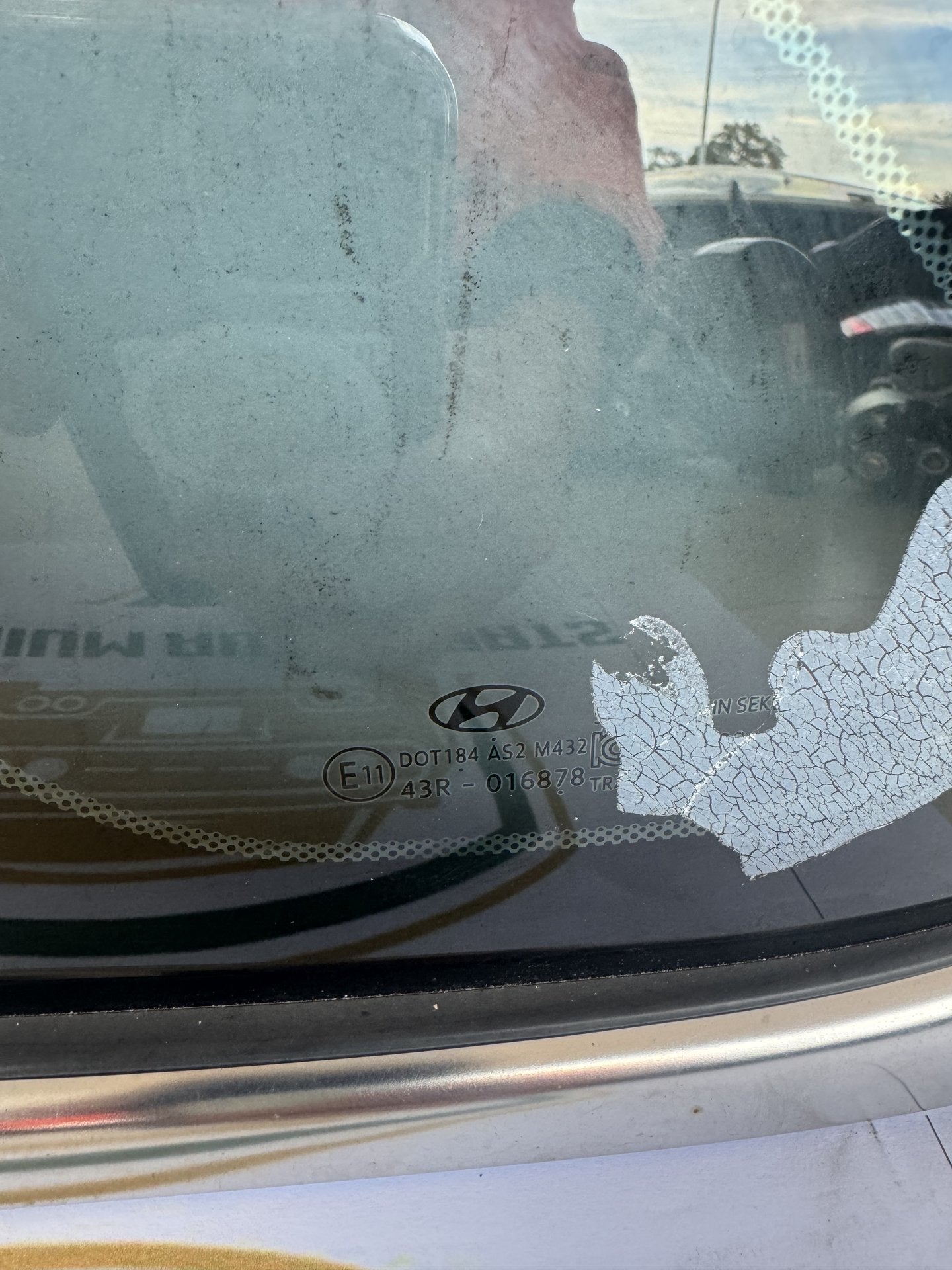 2017 Hyundai i30 Hatchback Left Rear Cargo Glass