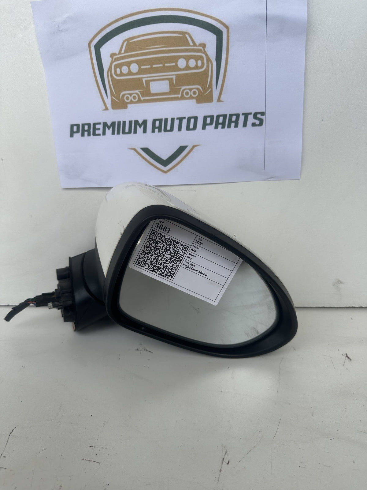 2014-2017 Kia Rio UB Hatchback Right Door Mirror 027564