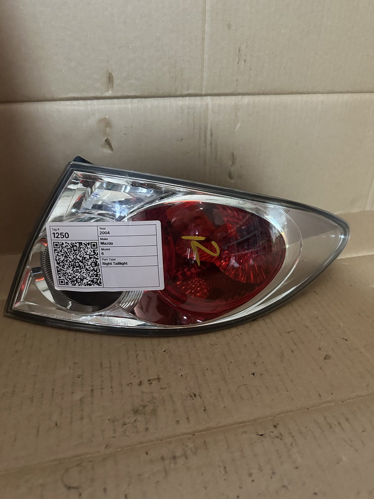 2004 Mazda Mazda6 - Right Taillight