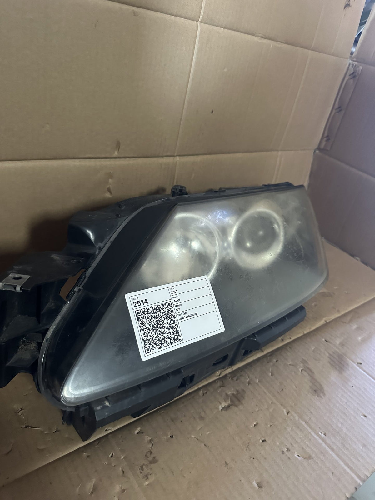 2007 Audi Q7 Station Wagon Left Headlight 100-41025