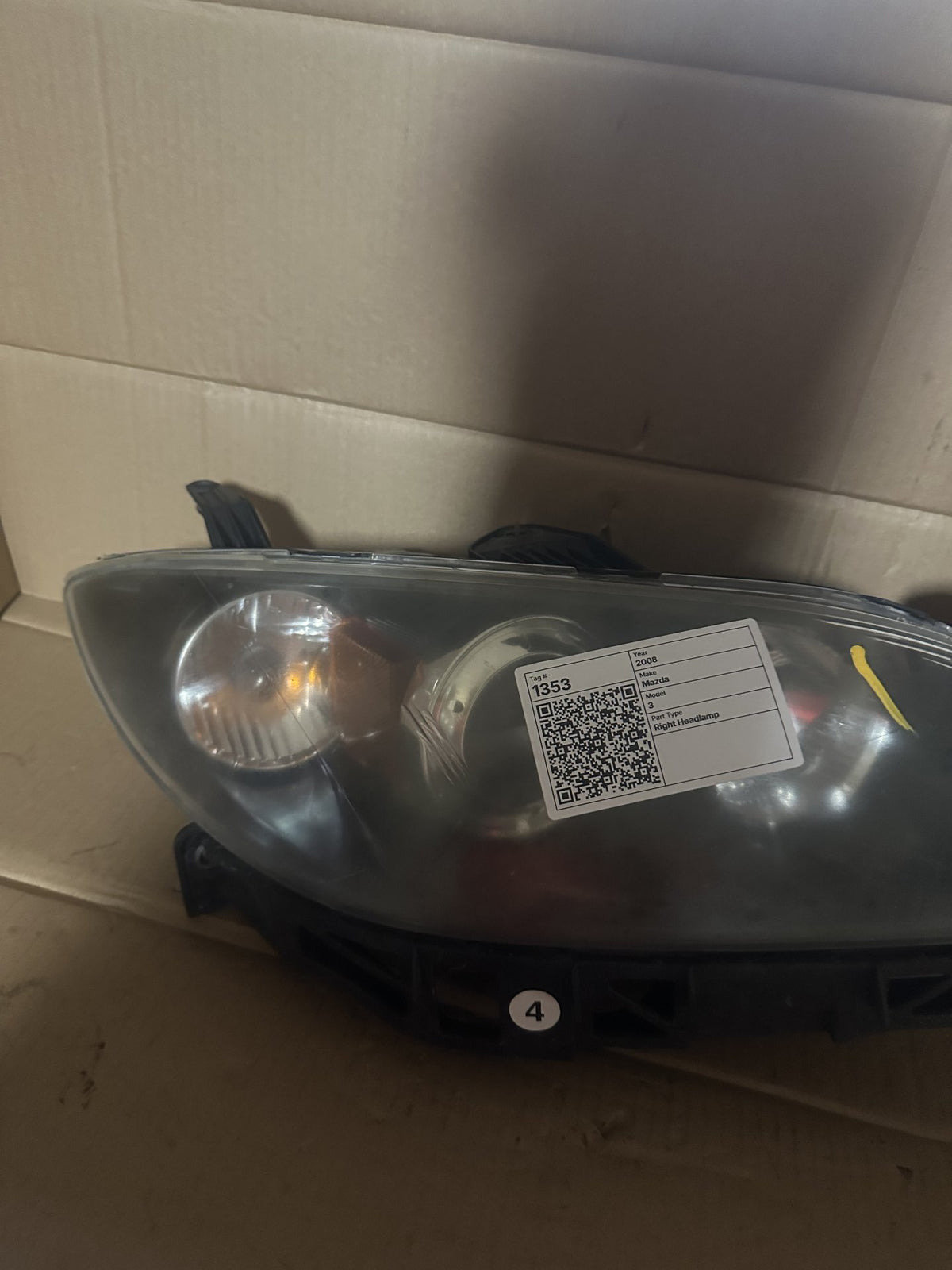 2008 Mazda 3 Sport 3 - Right Headlight