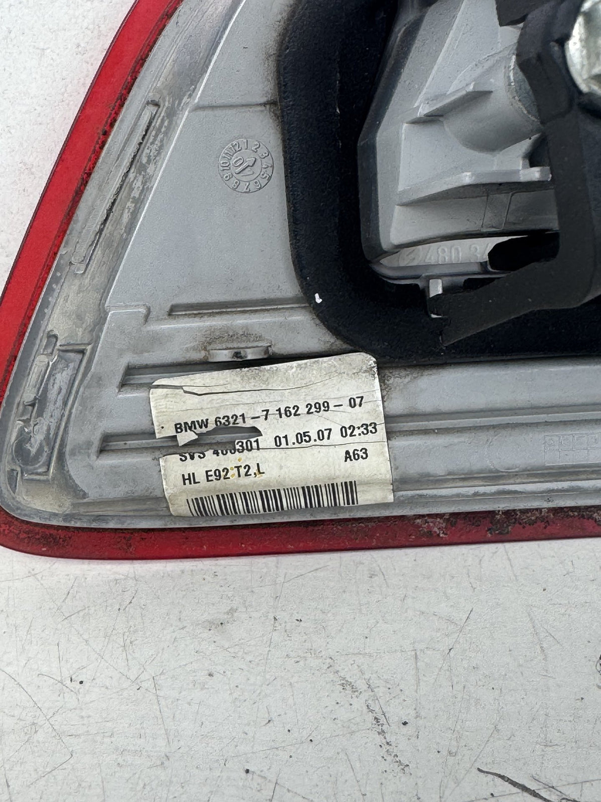 2005 BMW 325i E92 Left Boot Light BMW 6321-7162299-7