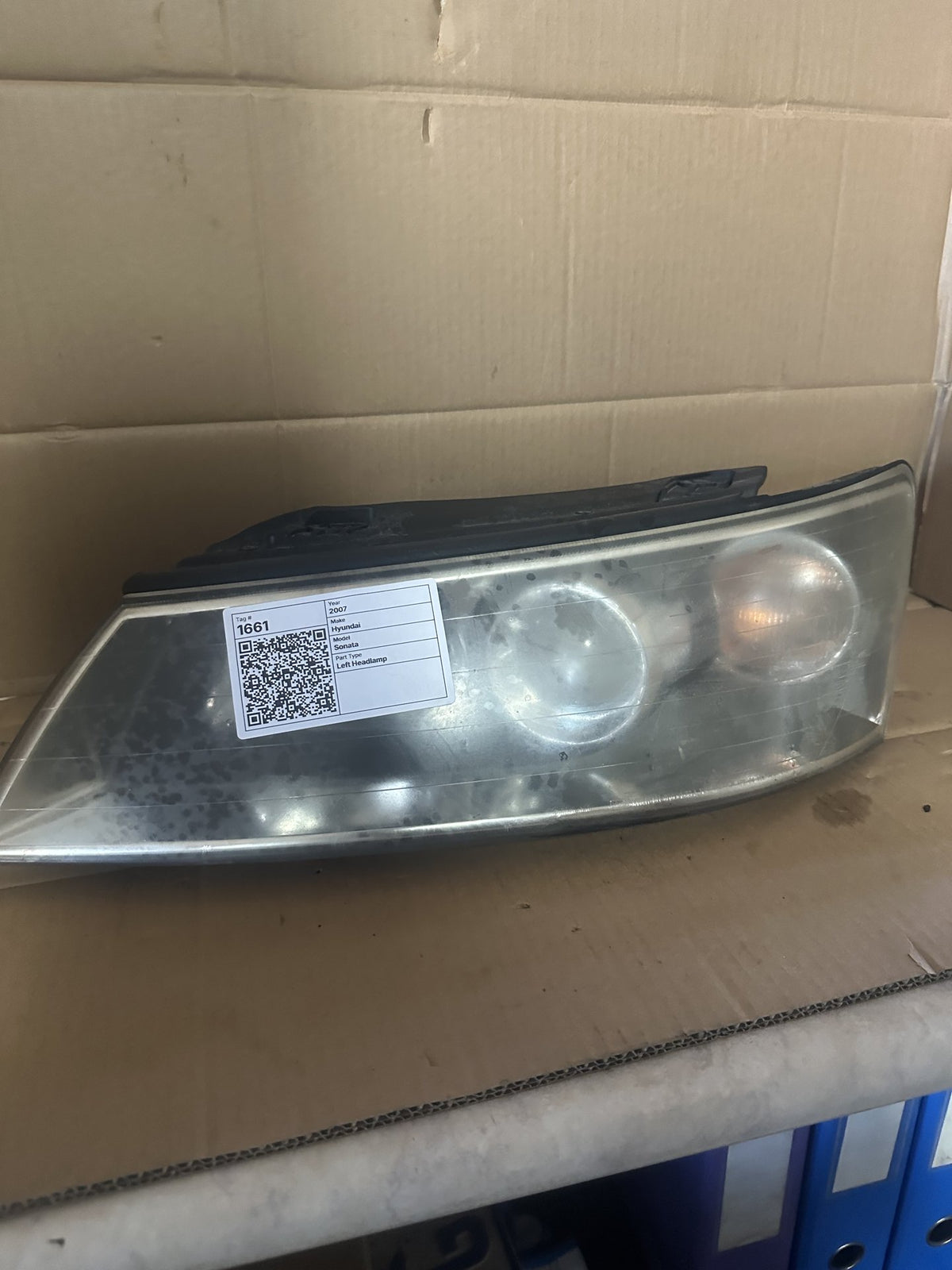 2005-2010 Hyundai Sonata NF Sedan Left Headlight