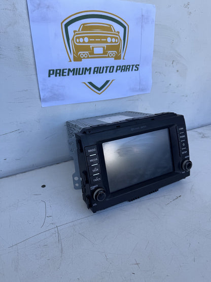 2018 Kia Carnival YP Station Wagon Stereo Head Unit 96160A9AD0WAC