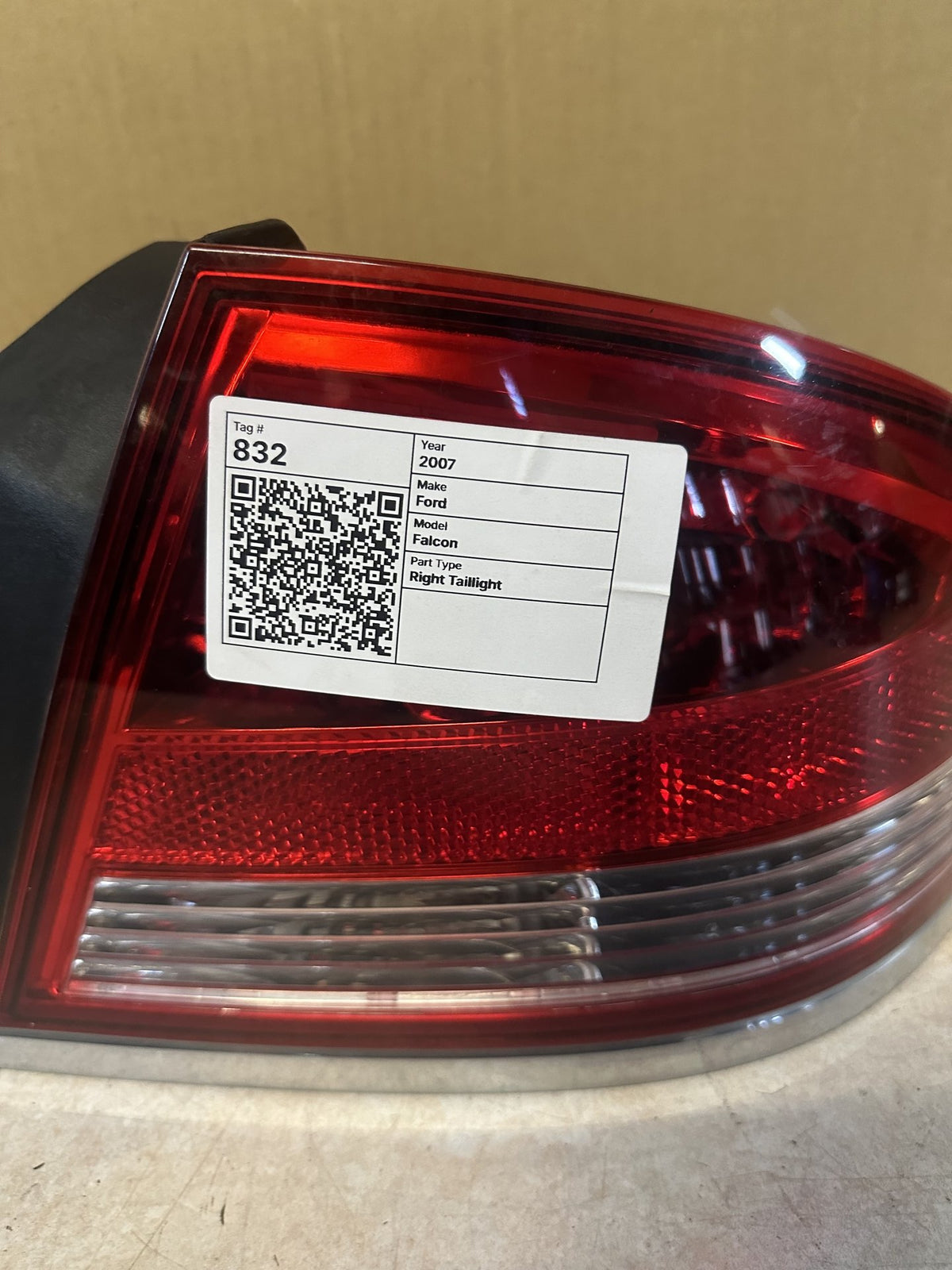 2006-2008 Ford Falcon XR6 BF - Right Taillight