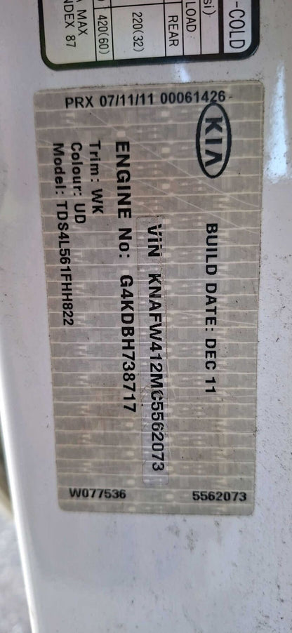 2012 Kia Cerato City TD