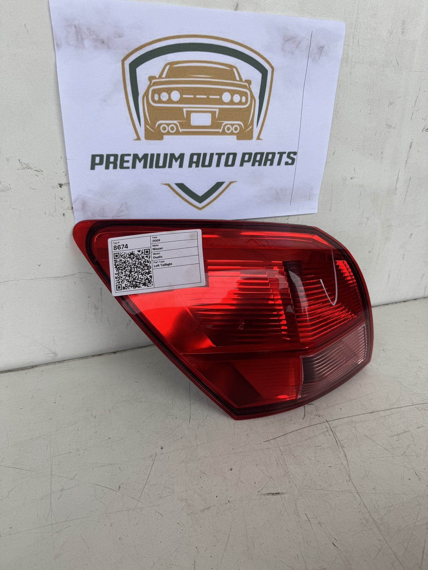 2009 Nissan Dualis Station Wagon Left Taillight
