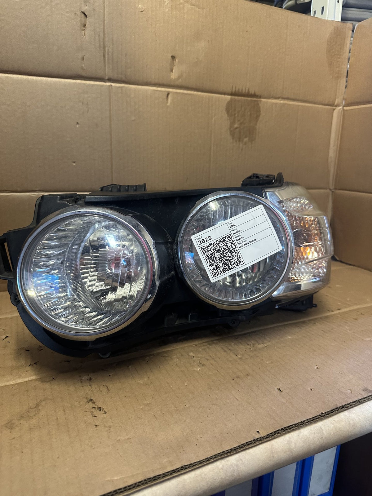 2012 Holden Barina Left Headlight