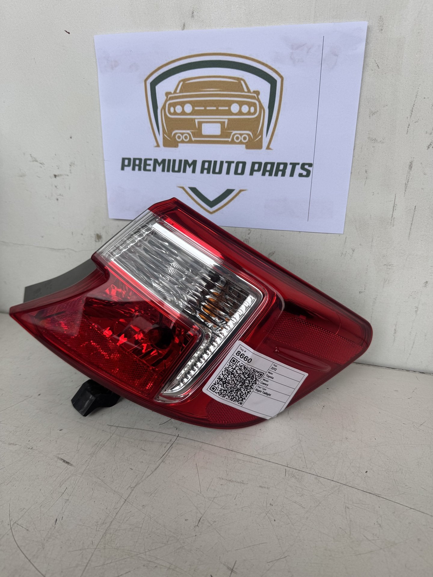 2012 Toyota Camry XV50 Sedan Right Taillight