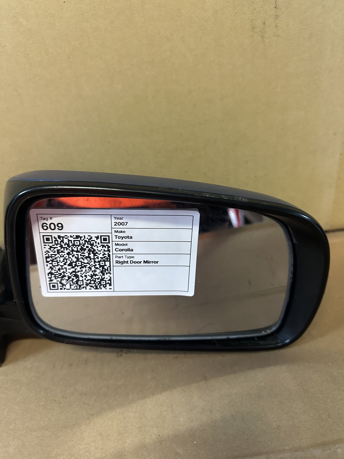 2007 Toyota Corolla Corolla Hatchback Right Door Mirror AA2102