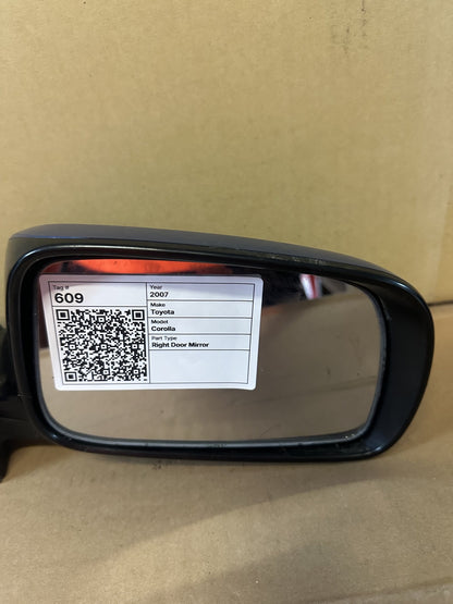 2007 Toyota Corolla Corolla Hatchback Right Door Mirror AA2102
