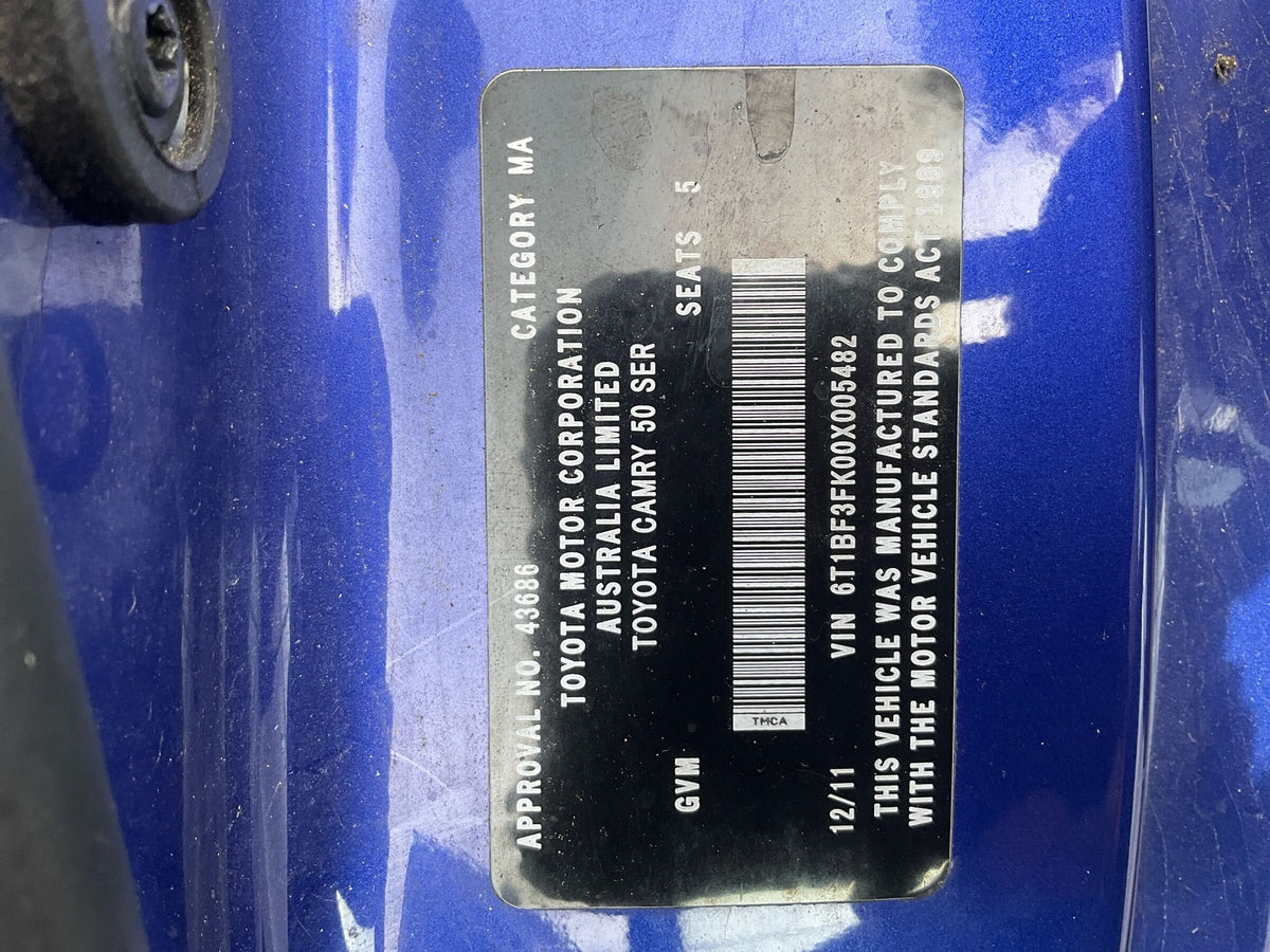 2011 Toyota Camry XV50
