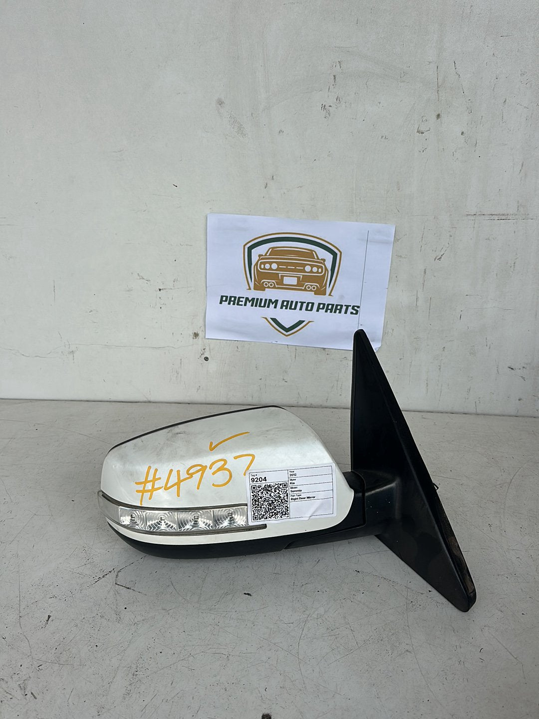 2012 Kia Sorento Station Wagon Right Door Mirror
